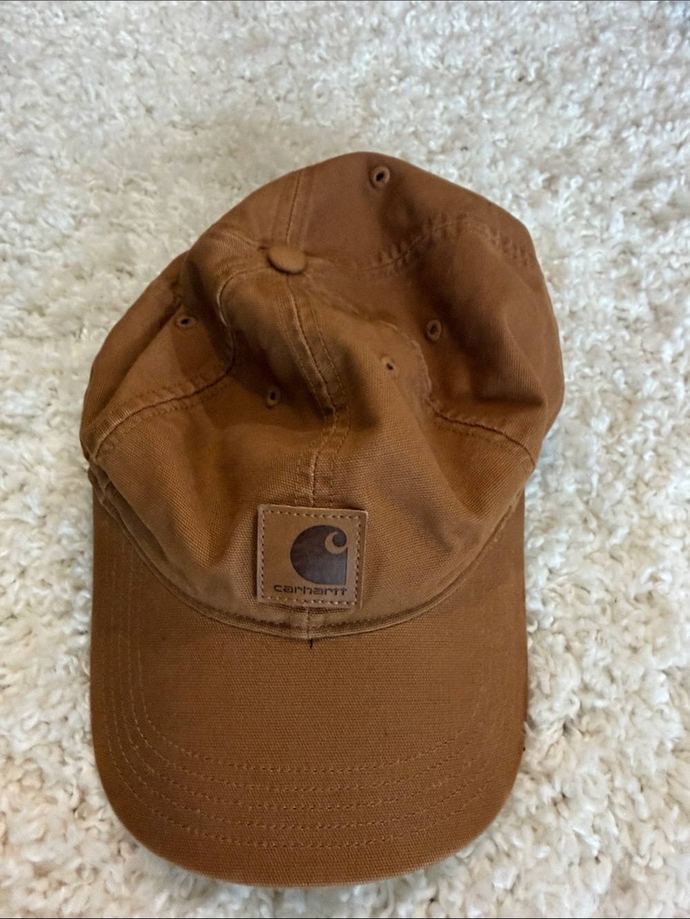 Carhartt Brown Workwear Canvas Baseball Cap
